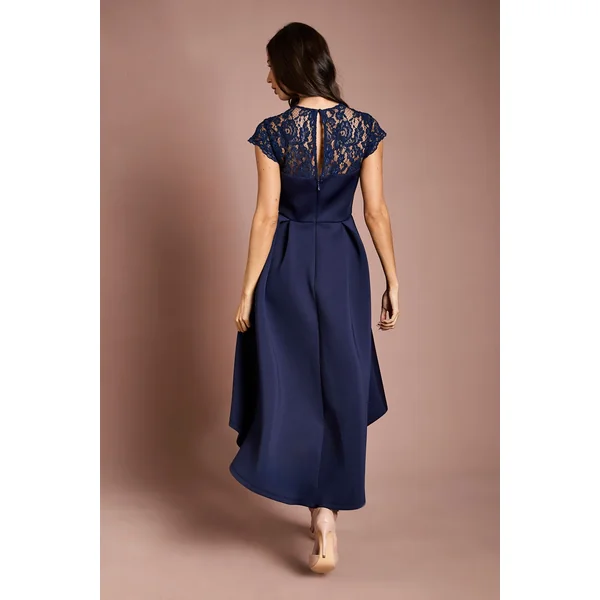 Robe D'occasion Jupe Scuba Haut En Dentelle