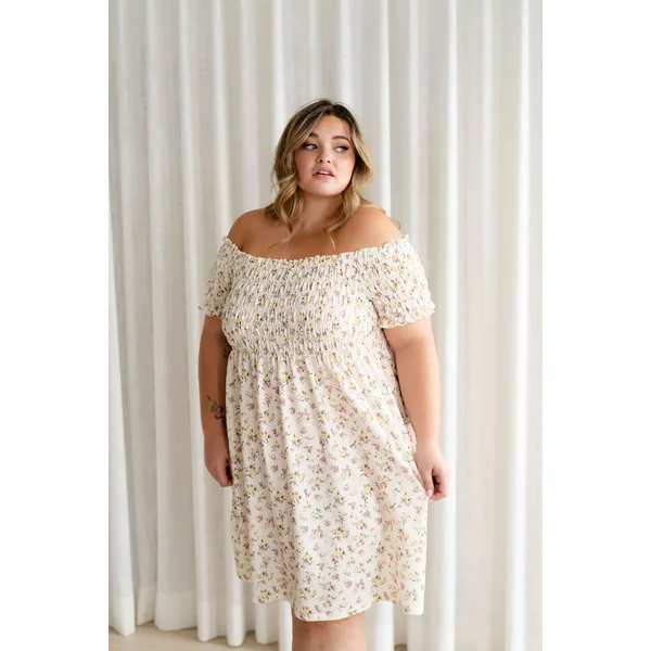 Robe fleurie CÉLINA - floral vintage