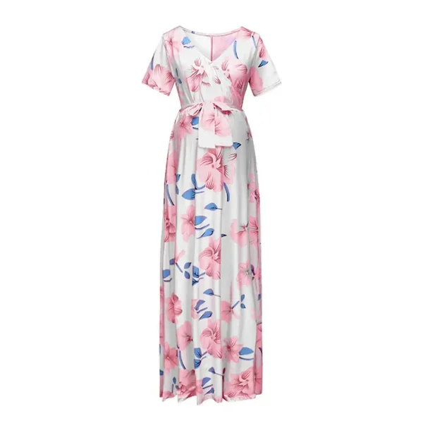 Robe Grossesse Habillée Longue Floral