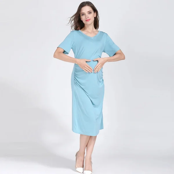 Robe Grossesse Longue Coton