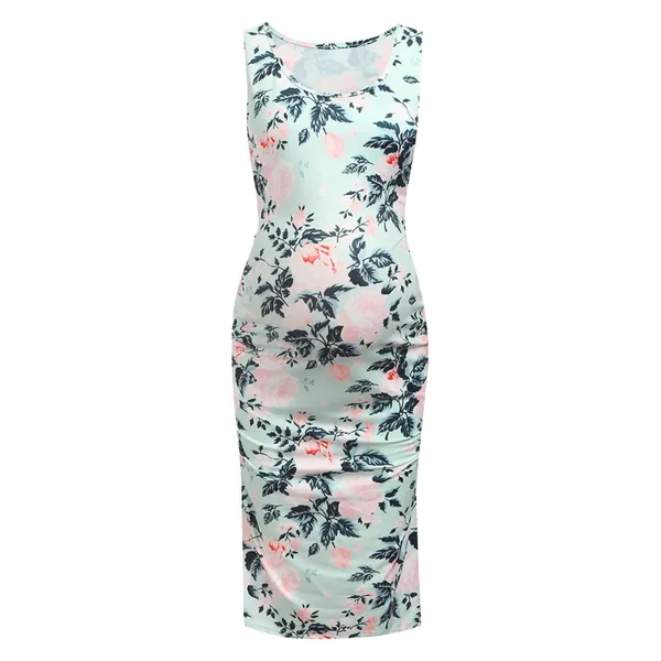 Robe Grossesse Sans Manche Florale