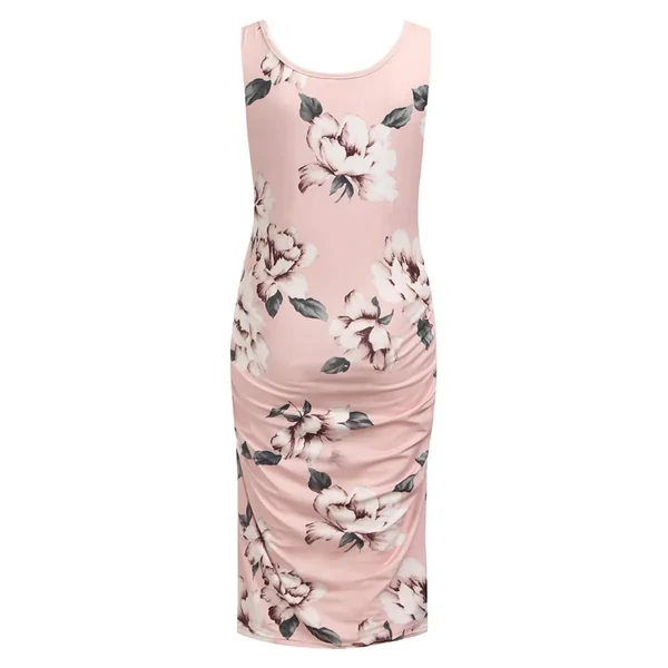 Robe Grossesse Sans Manche Florale