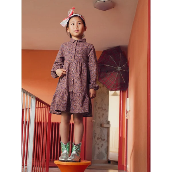 Robe imprimé léopard fille - Soins Bébé Naturels & Produits Maman Après Naissance