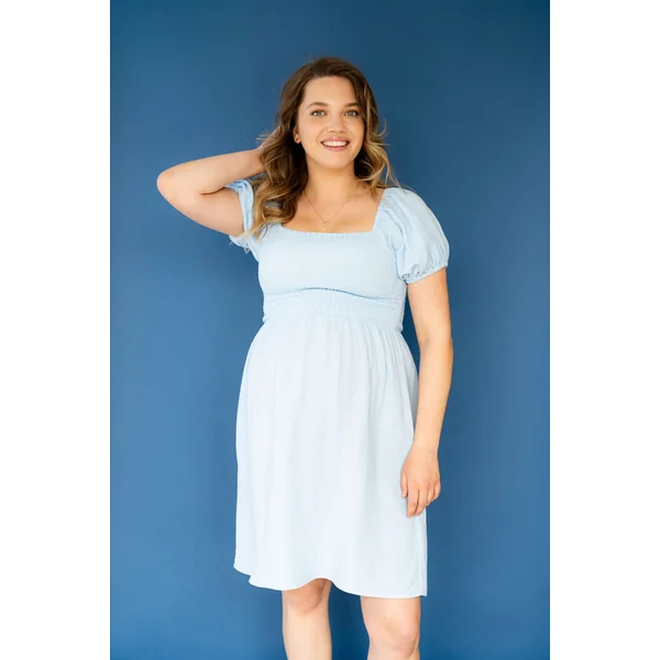 Robe JASMINA - baby blue