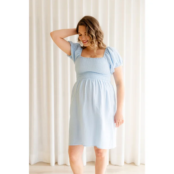 Robe JASMINA - baby blue