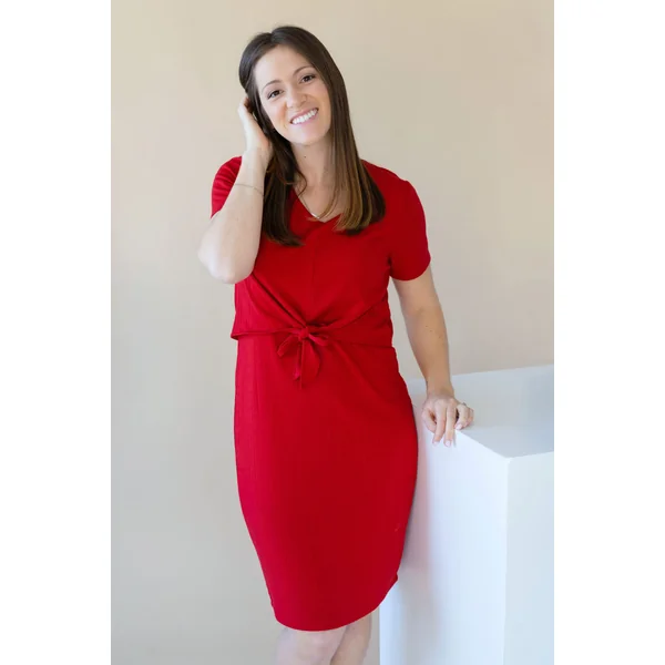Robe LIANE - rouge scarlet