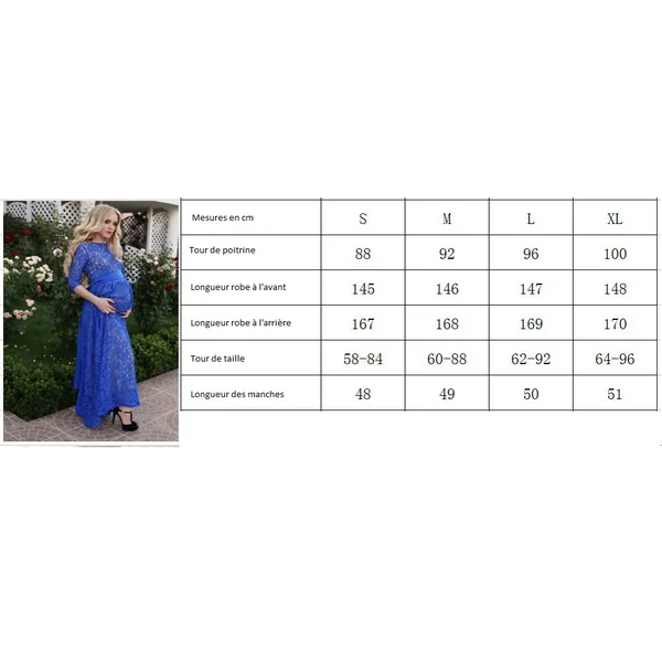 Robe longue de grossesse Jena - Reste 1S