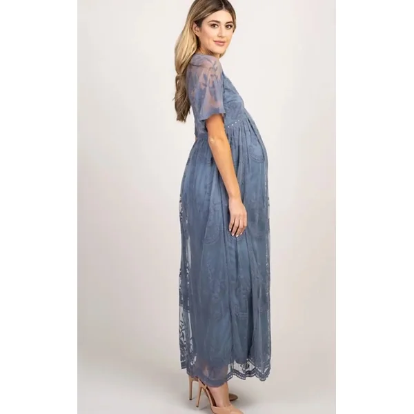 Robe Longue Dentelle Grossesse