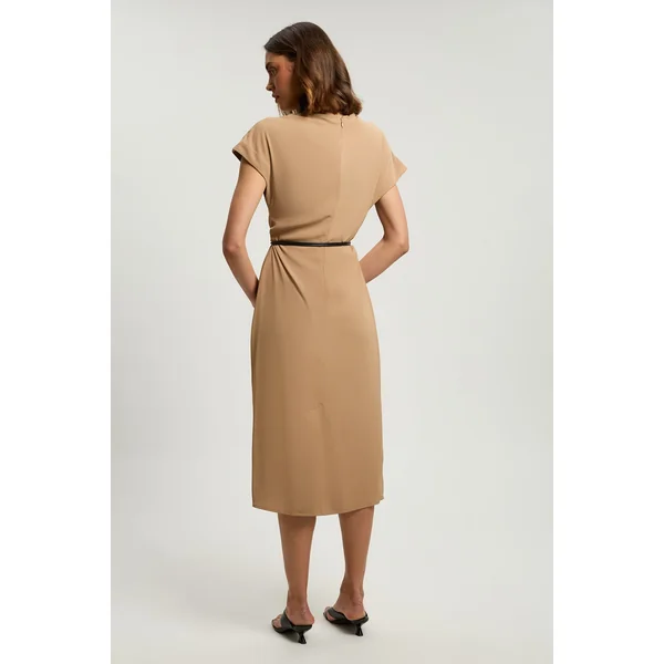 Robe Longue En Crêpe Extensible
