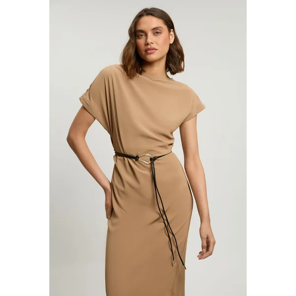 Robe Longue En Crêpe Extensible
