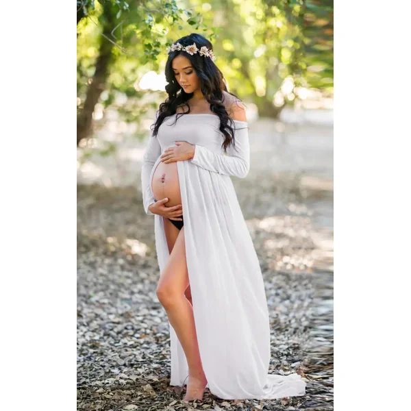 Robe Longue Grossesse Shooting