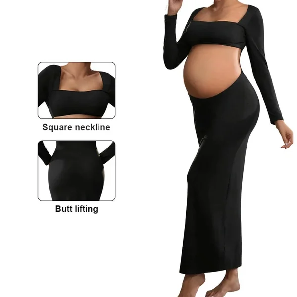 Robe Longue Moulante Grossesse Photo