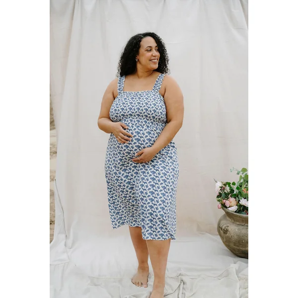 Robe MALIBU 2.0 - bleu antique