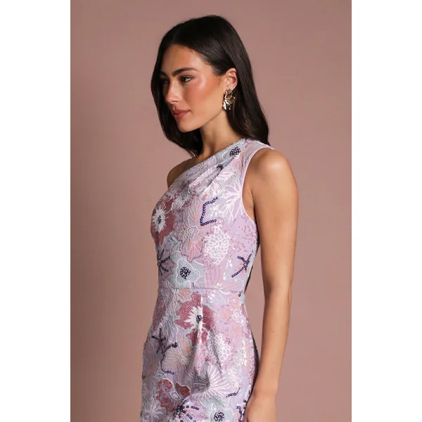 Robe Midi Coast Muse À Sequins Et Épaule Dénudée