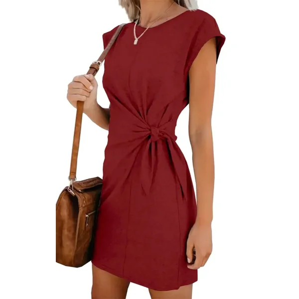 Robe Midi Grossesse Habillée Nouée