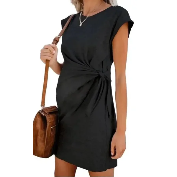 Robe Midi Grossesse Habillée Nouée