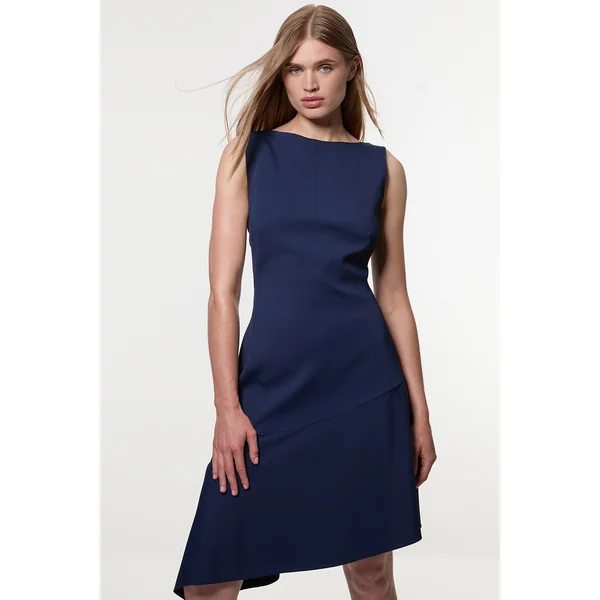 Robe mini Digital Ophelia Tall soignée et ajustée, à dos ouvert avec détail d'ourlet