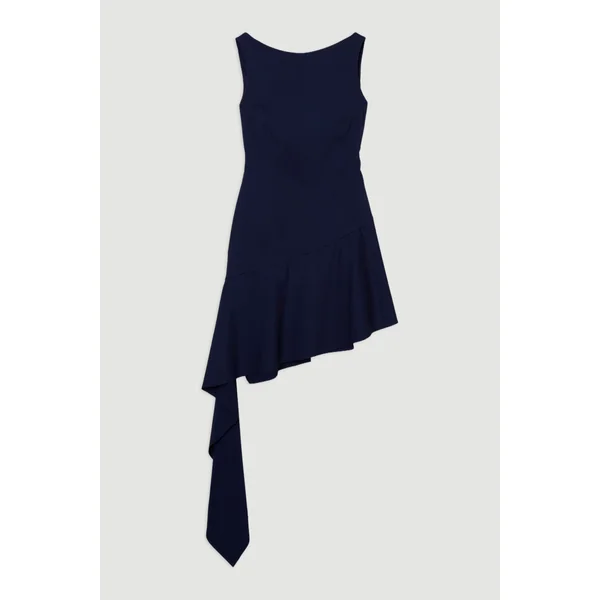 Robe mini Digital Ophelia Tall soignée et ajustée, à dos ouvert avec détail d'ourlet