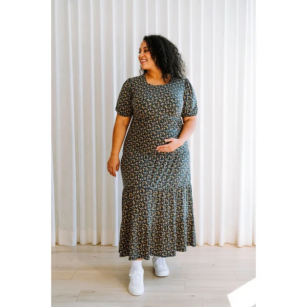 Robe ROSANNA - floral champêtre