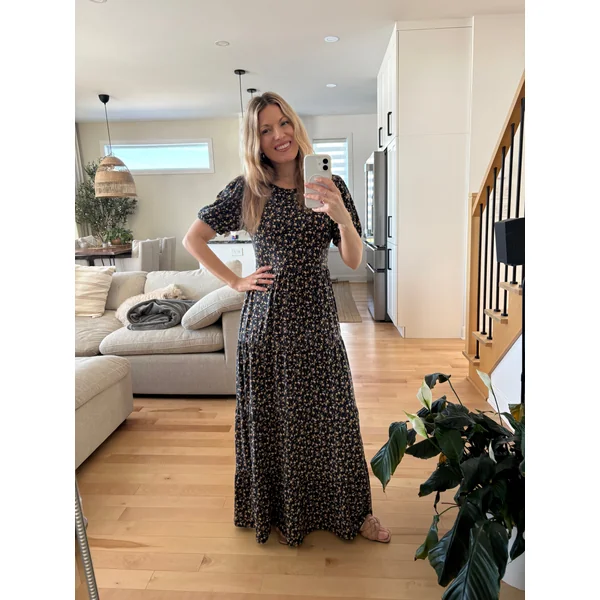 Robe ROSANNA - floral champêtre