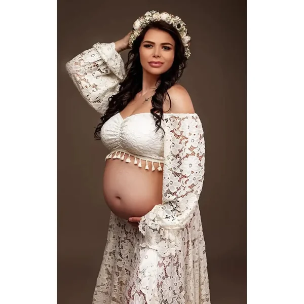 Robe Shooting Grossesse Bohème 2 en 1