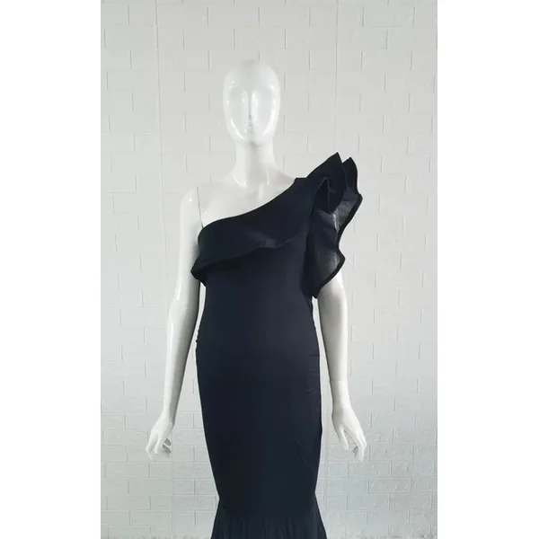 Robe Shooting Grossesse Noir Stretch