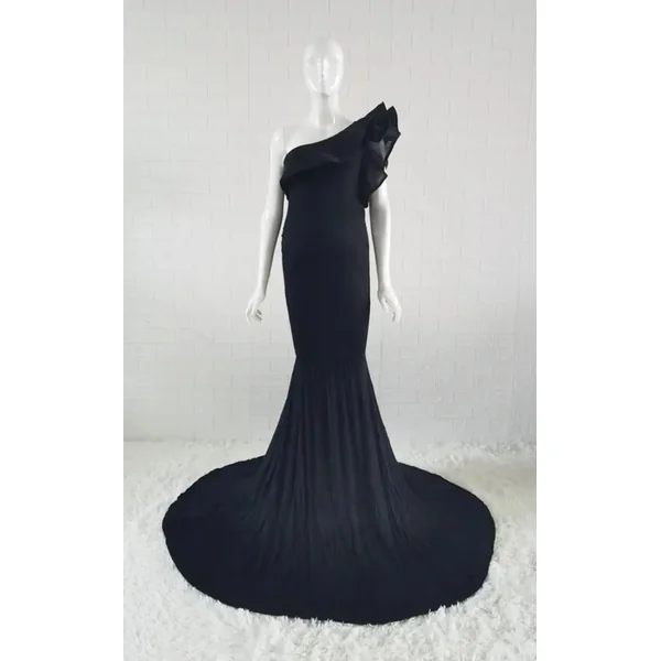 Robe Shooting Grossesse Noir Stretch
