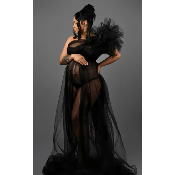 Robe Shooting Grossesse Organza