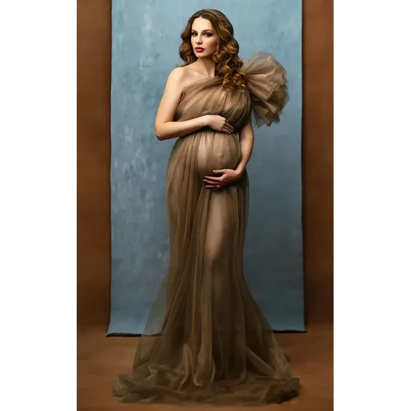 Robe Shooting Grossesse Organza