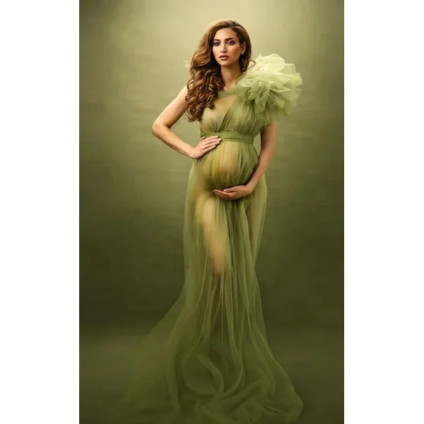 Robe Shooting Grossesse Organza
