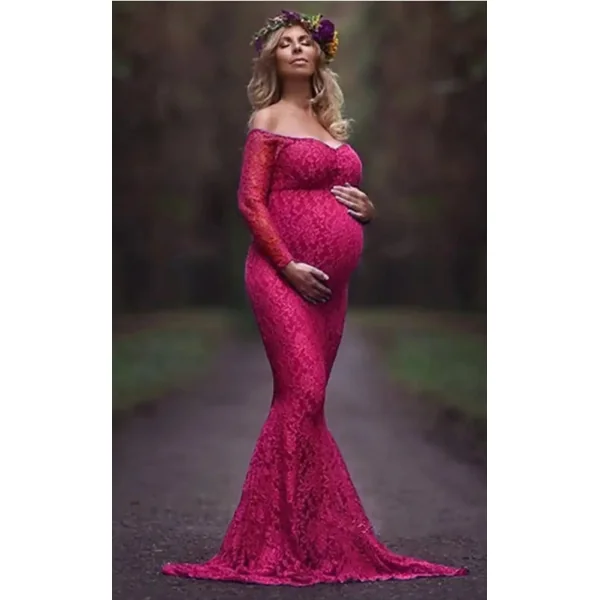 Robe Shooting Grossesse Sirène