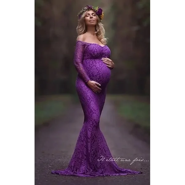Robe Shooting Grossesse Sirène