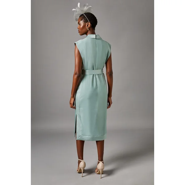 Robe Smoking Satinée