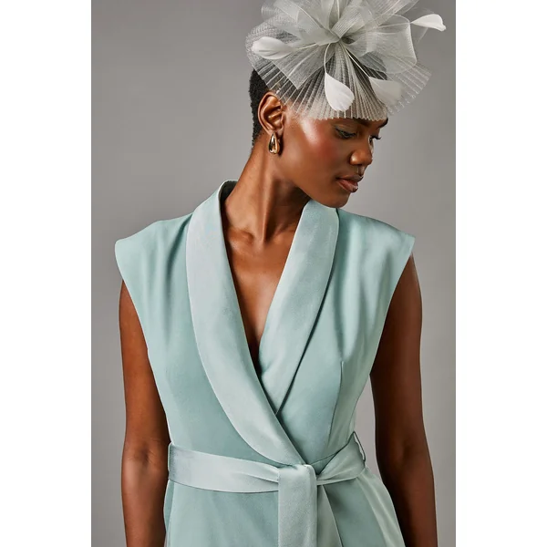 Robe Smoking Satinée