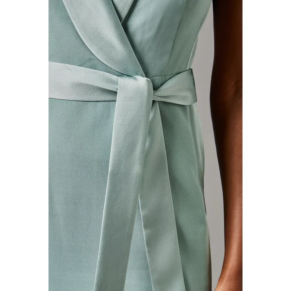 Robe Smoking Satinée
