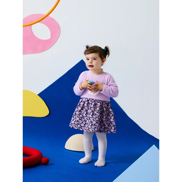 Robe à animation cigogne pour bébé fille - Soins Bébé Naturels & Produits Maman Après Naissance