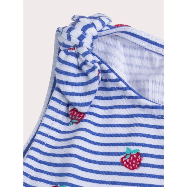 Robe à rayures fraises pour bébé fille - Soins Bébé Naturels & Produits Maman Après Naissance