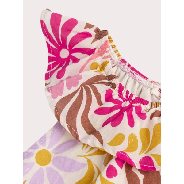 Robe à volume imprimé floral - Soins Bébé Naturels & Produits Maman Après Naissance