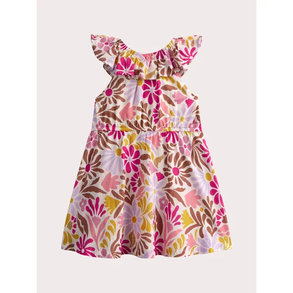 Robe à volume imprimé floral - Soins Bébé Naturels & Produits Maman Après Naissance