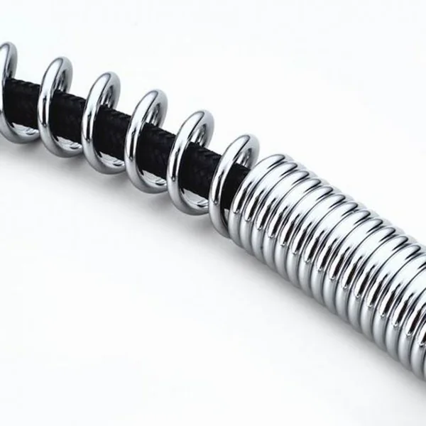 Robinet Raffiné extensible avec 2 tuyaux de raccordement Corps en laito Poignée en alliage de zinc valve en céramique