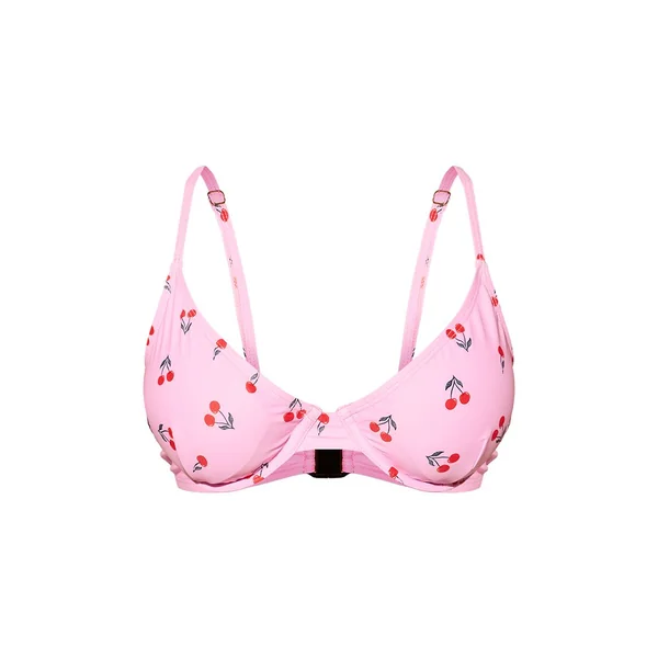 Rose Haut De Bikini À Armatures Motif Cerises