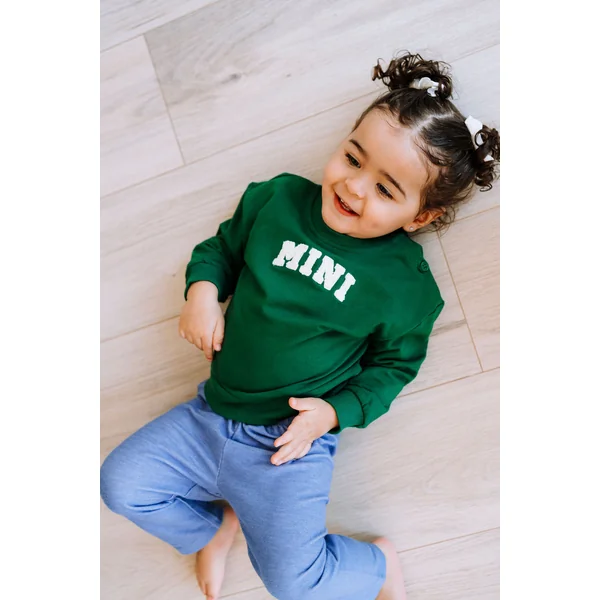 ROSE & LÉO - Crewneck MINI - vert forêt