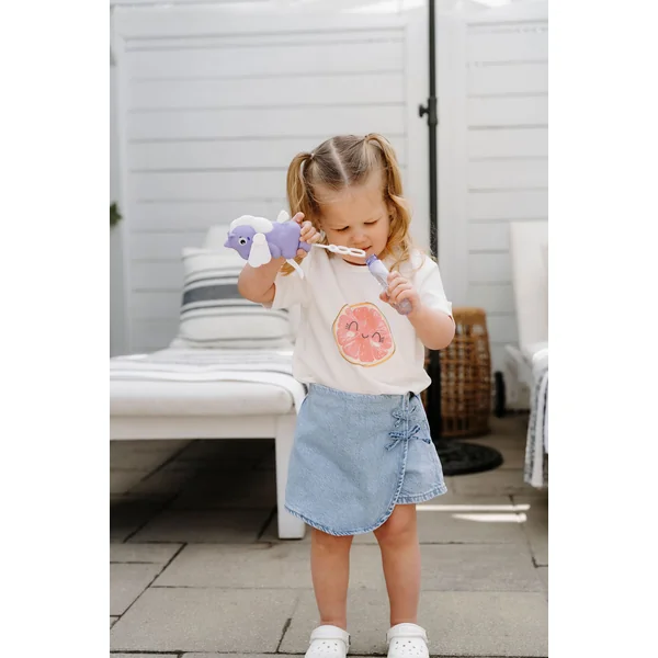 ROSE & LÉO - Mini t-shirt fruité - pamplemousse