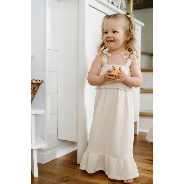 ROSE & LÉO - Robe mini LARISSA - ivoire doux