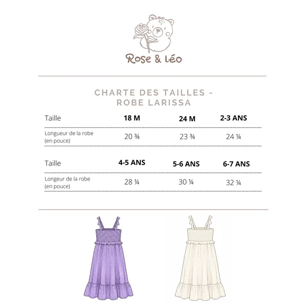 ROSE & LÉO - Robe mini LARISSA - ivoire doux