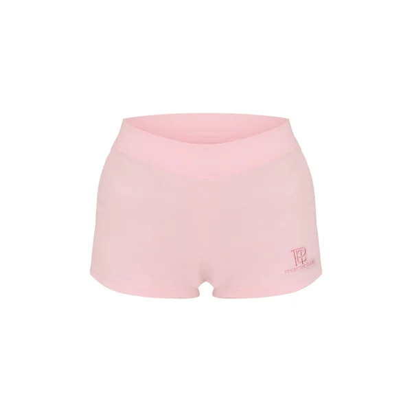 Rose Short Brodé Plt Super Doux