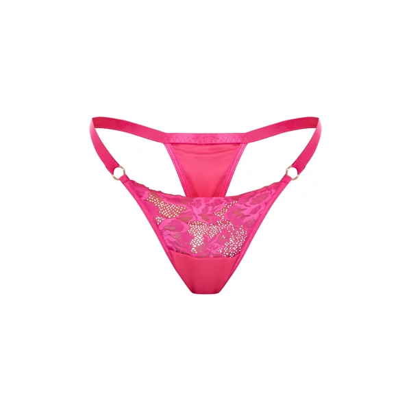 Rose String En Dentelle Cils