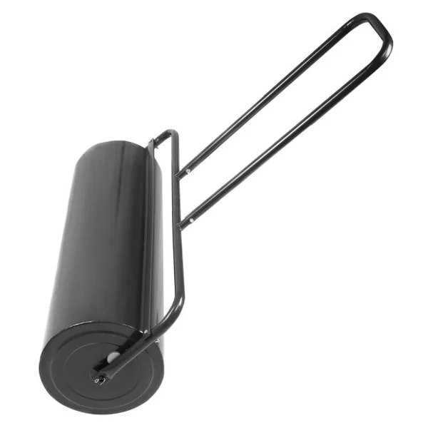 Rouleau à Gazon de Jardin avec Volume 63 L Ø du Rouleau : 30 CM Largeur 90 CM en Acier de Couleur Noir