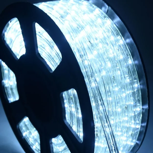 Ruban Lumineux 360 LED 30m Flexible Puissance 55W Tension 220V, 36 LED/m, 15 000 h, Dia 10,5mm, angle 360°, Blanc