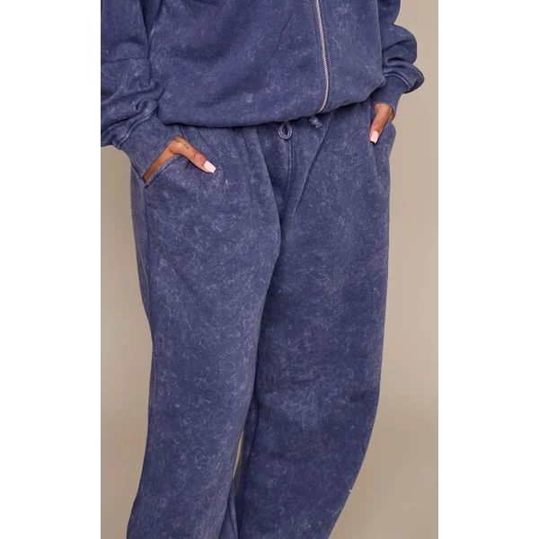 Russian Navy Prettylittlething Shape Jogging Large À Jambes Évasées